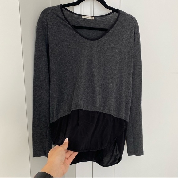 ⛄️ Zara Grey and Black Long Sleeve - Picture 4 of 5